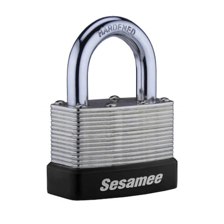 Tinkertools 4 Dial Resettable Combination Brass Padlock - 1 in. Hardened Steel Shackle TI3291912